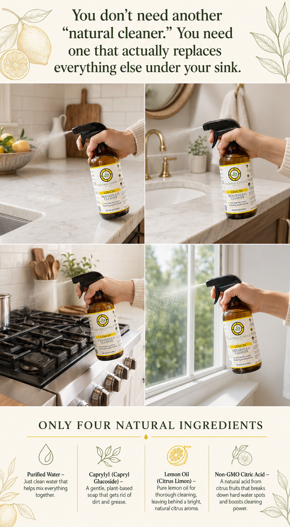Pure Lemon Cleaner