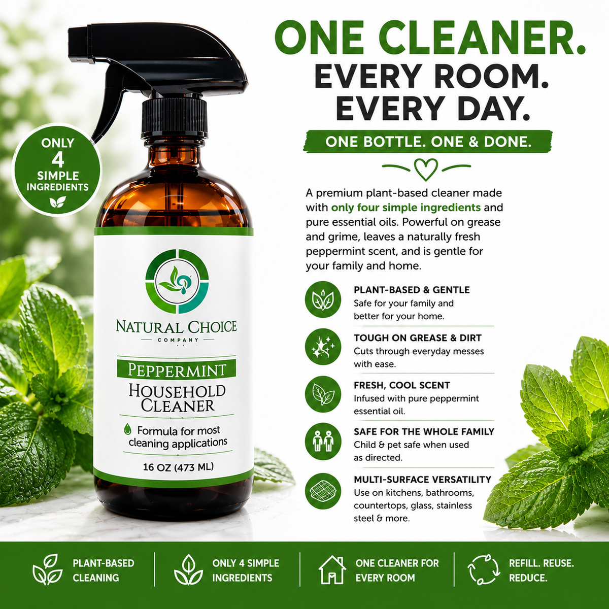 Invigorating Peppermint Cleaner