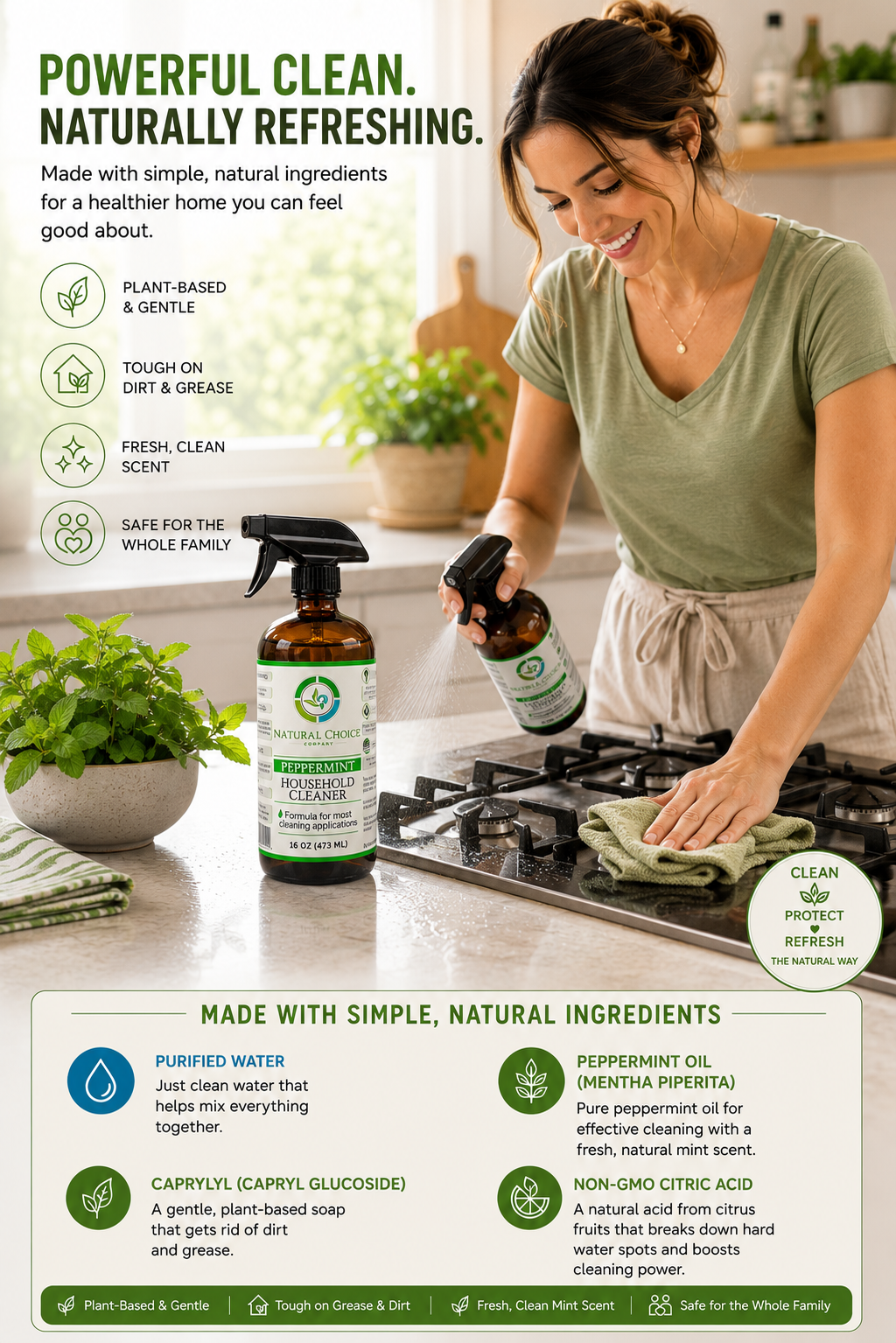 Invigorating Peppermint Cleaner