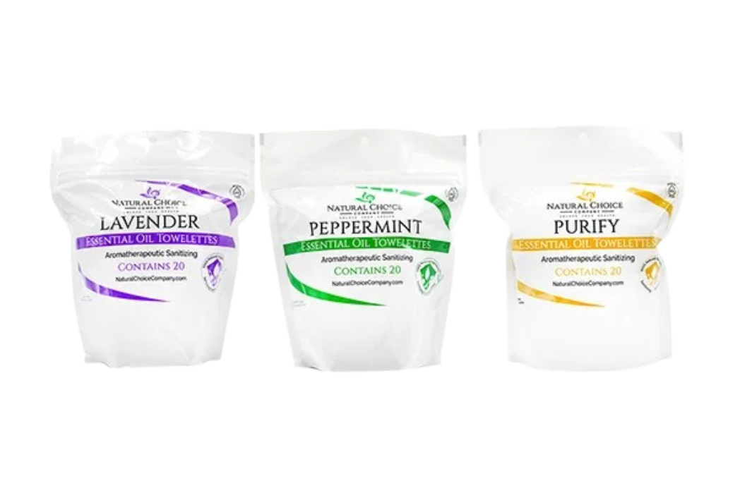 Variety 3 Pack - Hand Sanitizing Essential Oil Invisible Glove Towelette