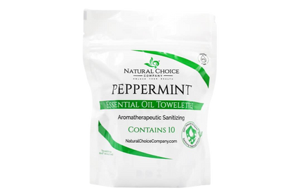 Peppermint Essential Oil Invisible Glove Towelettes