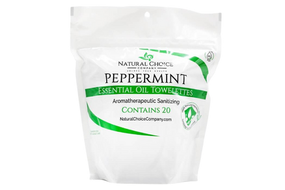 Peppermint Essential Oil Invisible Glove Towelettes