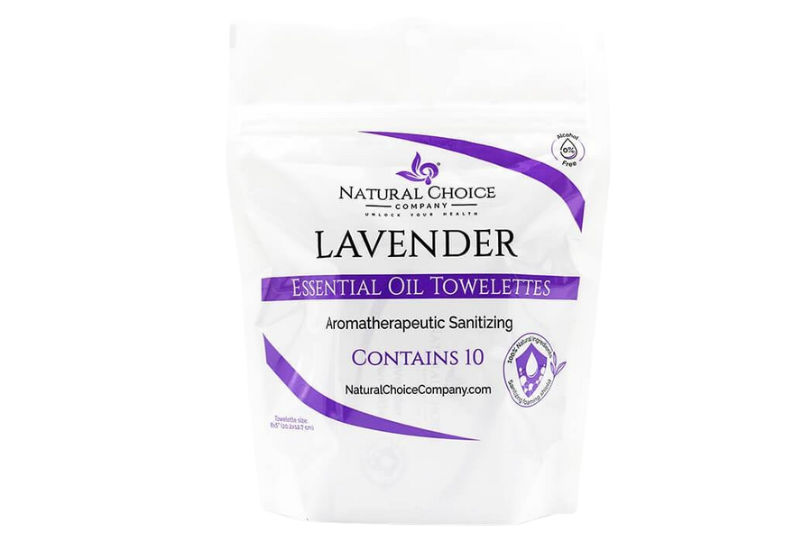 Lavender Essential Oil Invisible Glove Towelettes