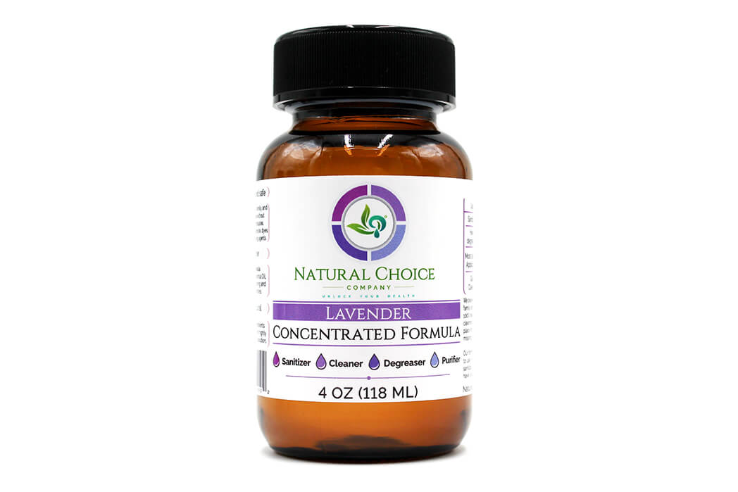 Natural Choice Lavender concentrated formula, four-ounce bottle