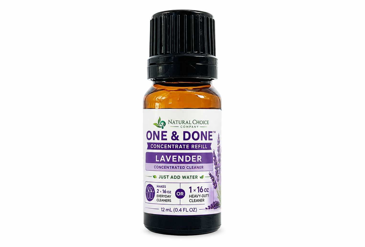 One & Done Lavender 12 mL concentrated cleaner refill