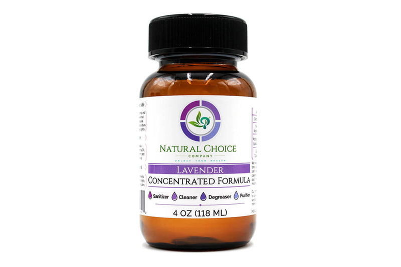 Natural Choice One & Done Lavender single 4 oz concentrate bottle