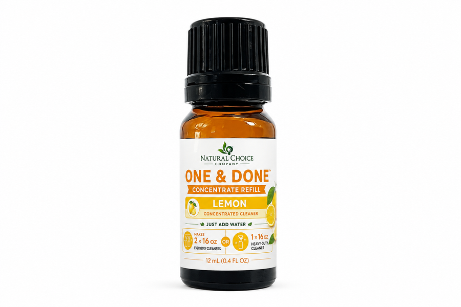 One & Done Lemon 12 mL concentrated cleaner refill