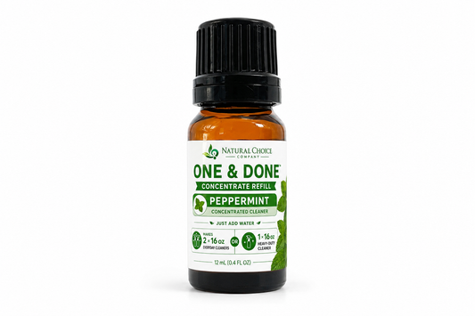 One & Done Peppermint 12 mL concentrated cleaner refill