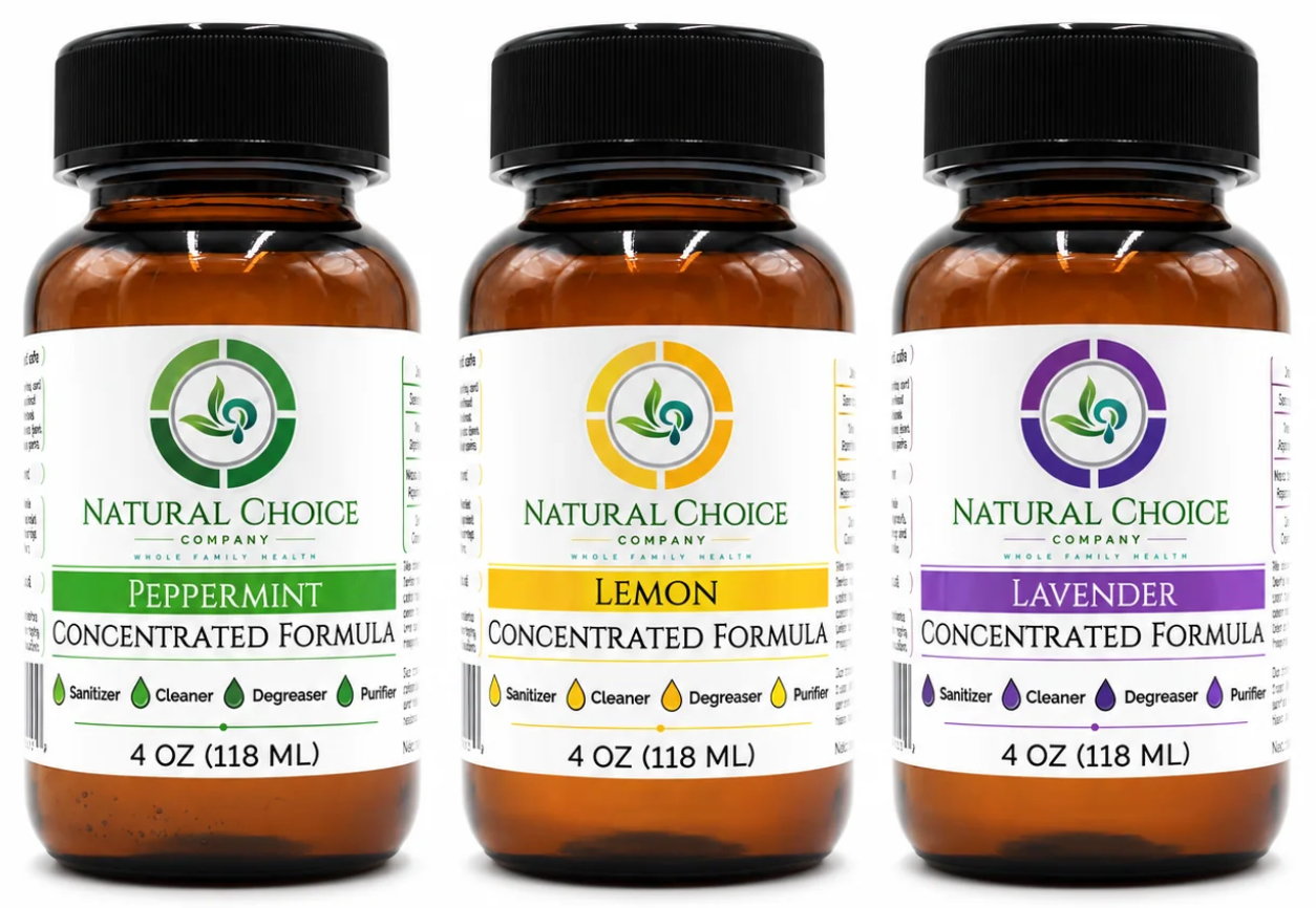 Essential Collection 3-pack with Peppermint, Lemon, and Lavender concentrates