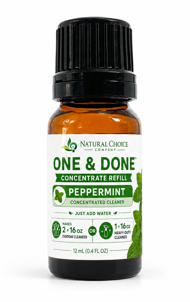 One & Done Peppermint Multipurpose Cleaner Concentrate Refill – 12 mL — original Natural Choice product photograph