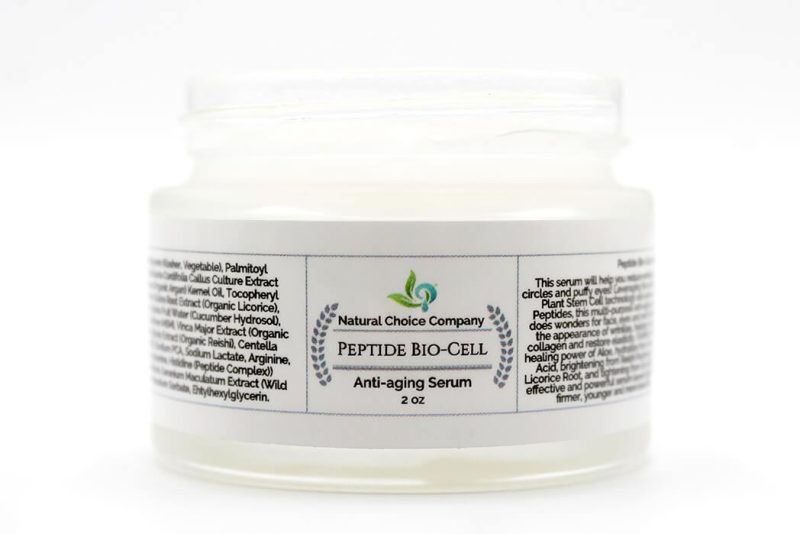 Peptide Bio-Cell Anti-aging Serum with Bergamot - 2oz - Natural Choice Company
